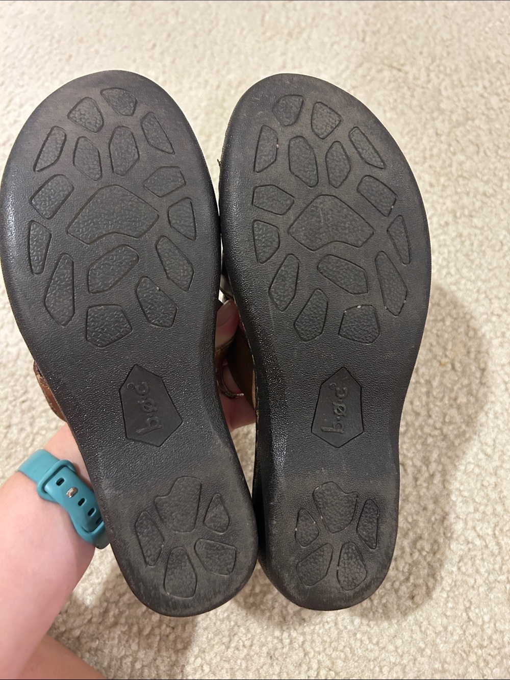 B.O.C Born Concept Leather Slide Sandals - Picture 3 of 3